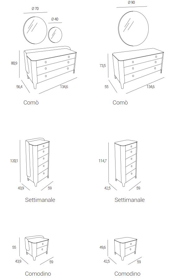 Settanta bedset cm